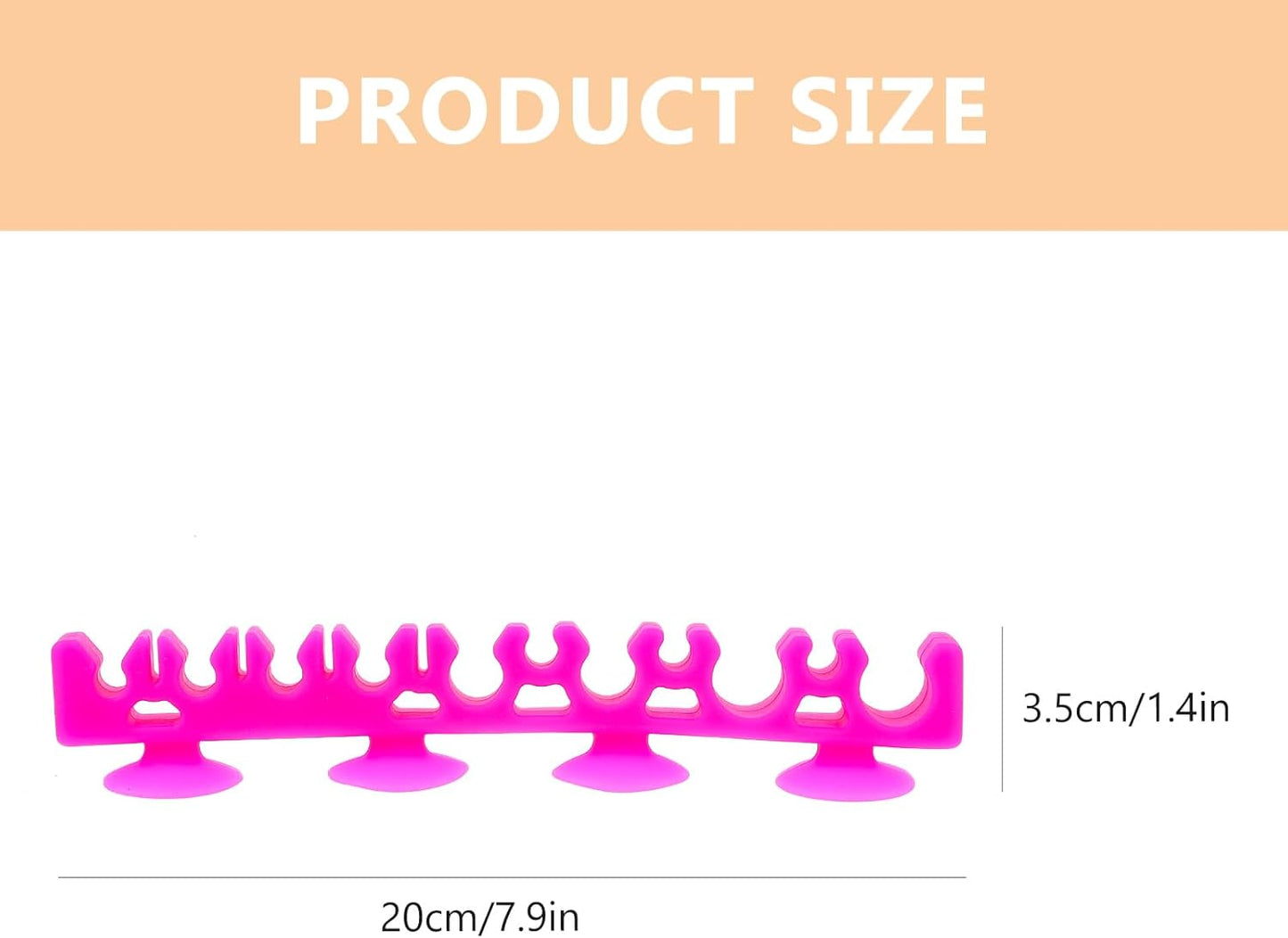1Pcs Silicone Make up Brush Holder Cosmetic Brush Drying Rack Silicone Makeup Brush Storage Rack Bursh Display Stand with Suction Cup for Bursh and Pen