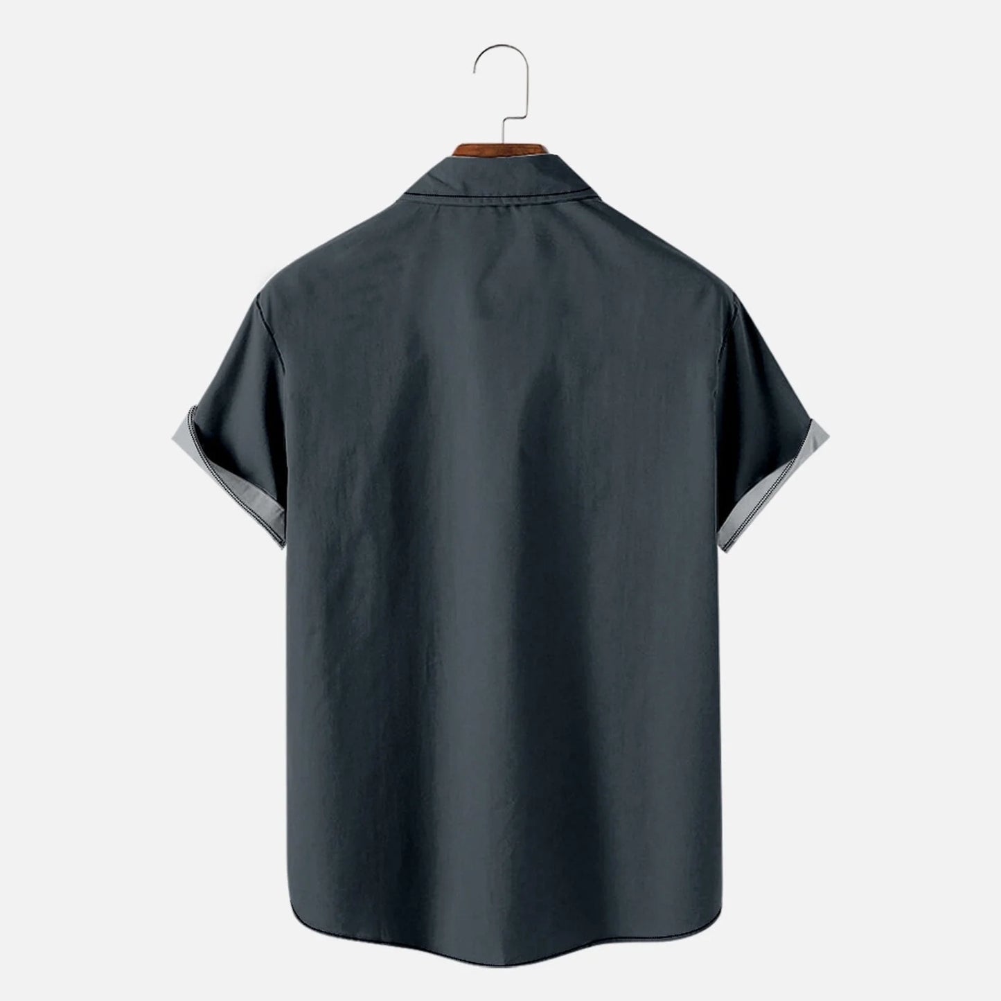 Oversized T Shirts for Men Men'S Summer Trendy Hawaiian Style Short Sleeve Casual Shirts Mens Shirts T Shirts for Men Fashion Mens Shirts Navy,L