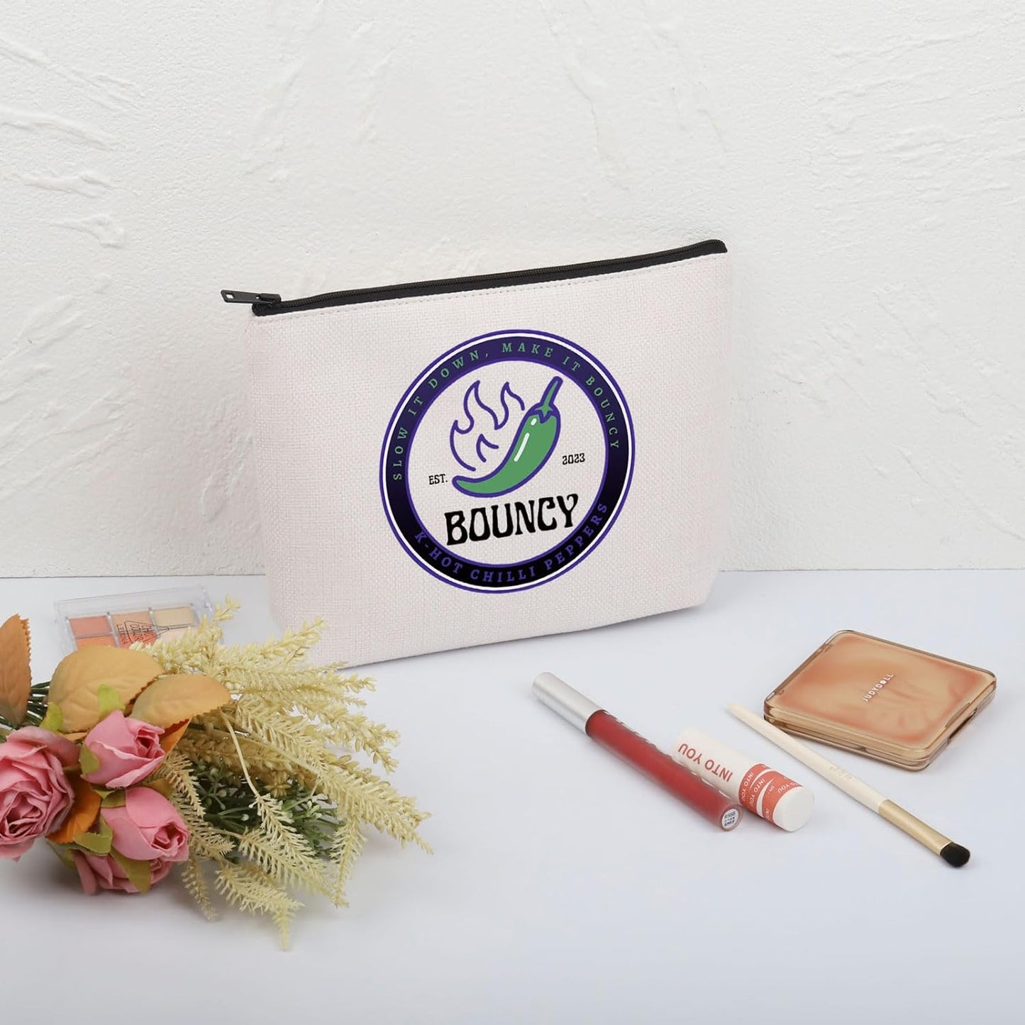 Korean Music Inspired Makeup Bag Trendy Music Lover Gift Korean Boy Band Gift (Boun Bag)