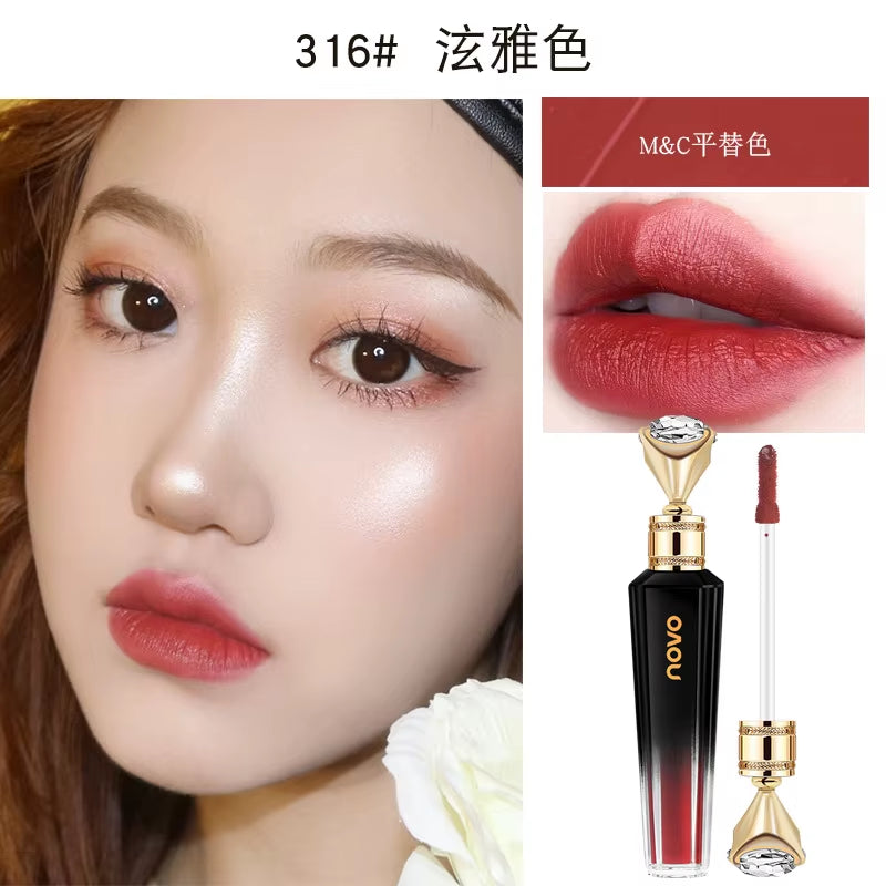 New Matte Lipstick Long Lastingkorean Cosmetics Lipsticks Nude Makeup Lip Cosmetics Velvet Red Waterproof Lipstick