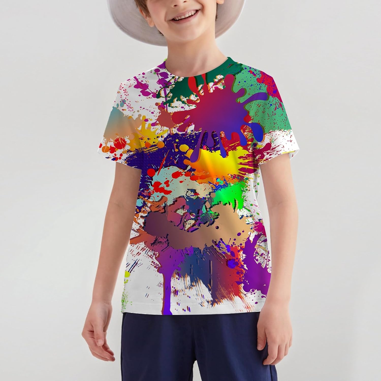 Boys Girls Shirts Graphic T-Shirts Kids 3D T-Shirts Youth Novelty Casual Short Sleeve Tops Tees for 6-16 Years