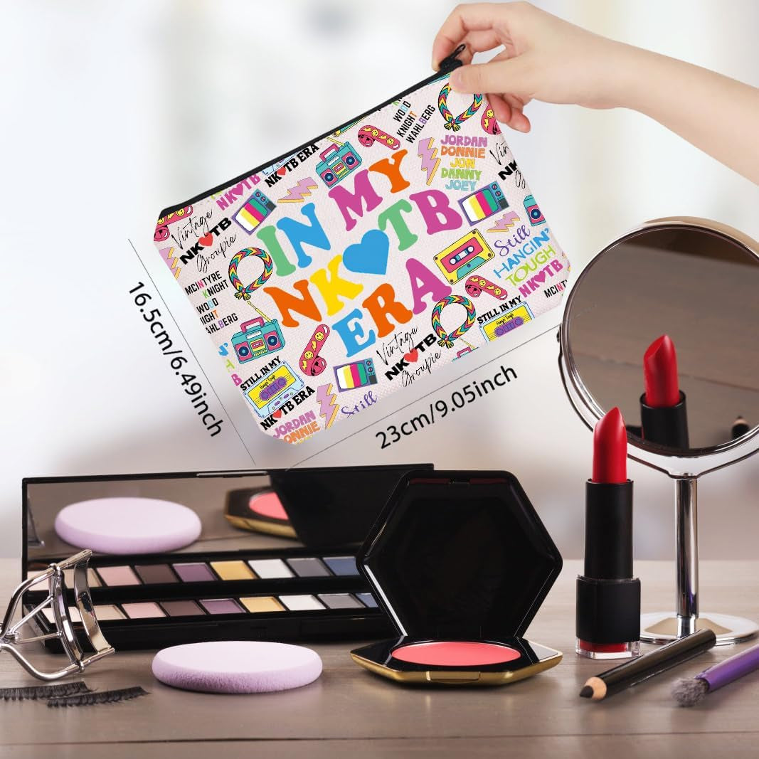 Pop Band Gift Music Lover Gift Music Band Themed Makeup Bag Classic Rock Concert Merch (Group Bag)