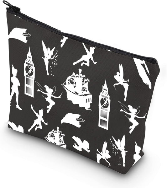 Fairytale Fans Cosmetic Bag Movie Merchandise Makeup Bag Cartoons Bag Gift for Women (Peter Pan)