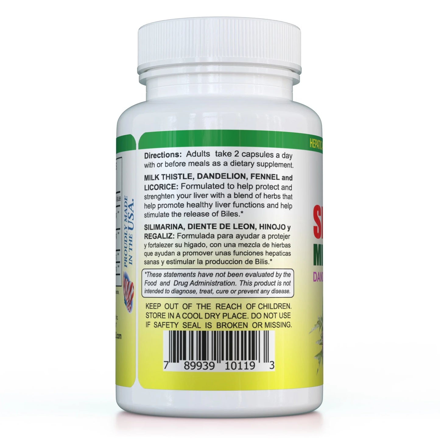 Milk Thistle Complex, 120 Capsules I Silimarina, Dandelion, Fennel, Licorice, Liver Health, Dietary Supplements I Natural Remedy for Liver Health