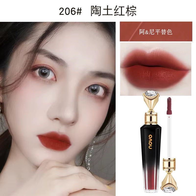 New Matte Lipstick Long Lastingkorean Cosmetics Lipsticks Nude Makeup Lip Cosmetics Velvet Red Waterproof Lipstick