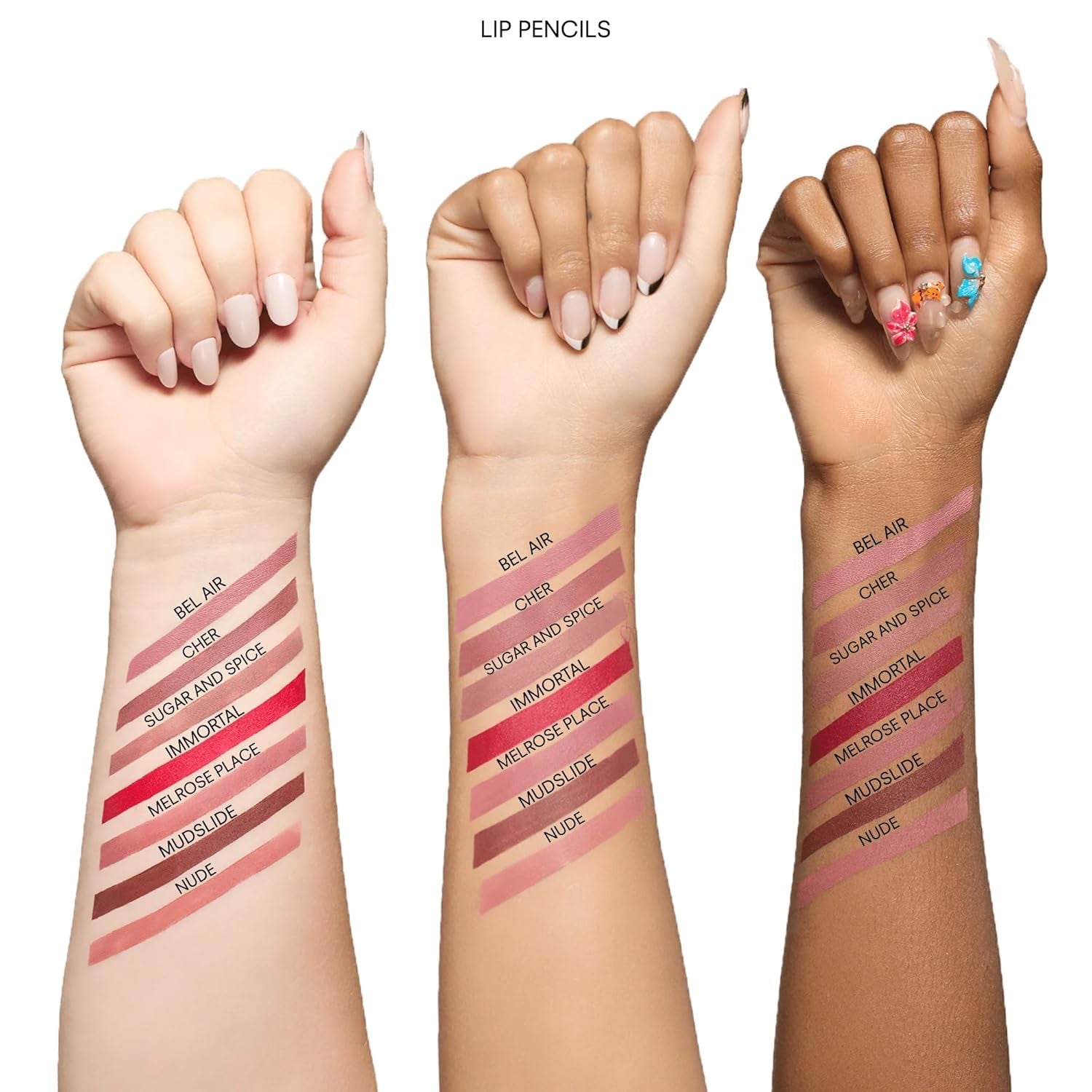 Lip Pencil (Bel Air), Ultra Pigmented Matte Pink Lip Liner, Long Lasting, Hydrating Creamy Formula, Cruelty Free