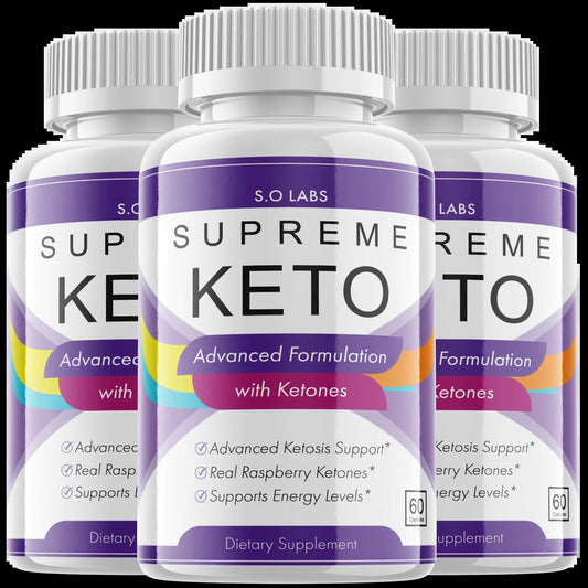 Supreme Keto Capsules Advanced Formulation Ketosis Support Pills (3 Pack)