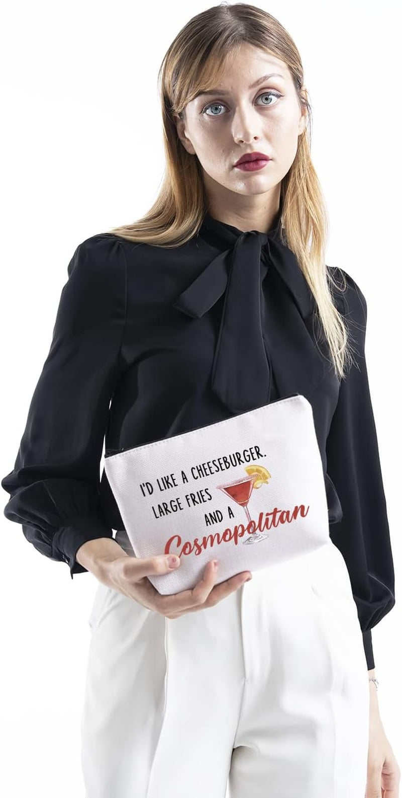 TV Show Fan Cosmetic Makeup Bag TV Show Inspired Gift Cocktail Gift for Women Girls (Cosmopolitan)