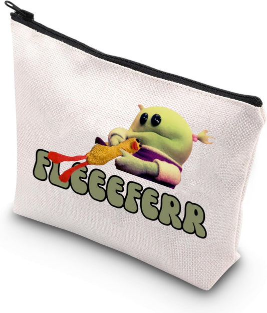 Funny Meme Fleeeferr Makeup Bag - Wonderful Gift for Mom, Sister, Cartoon Princes (Fleeeferr Bag)