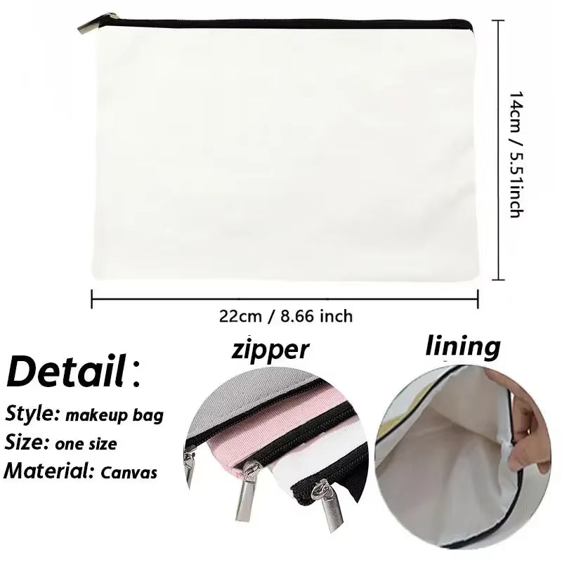 Cartoon Little Prince and Fox Makeup Bag Eco Canvas Women Travel Cosmetic Organizer Toilet Pouch Side Bag for Ladies Cute Purse