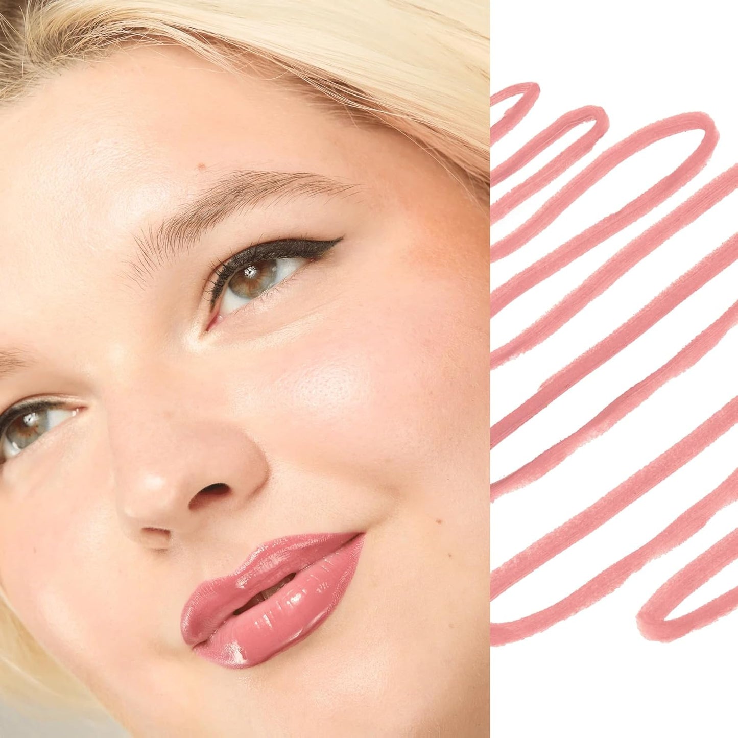 Lip Pencil (Bel Air), Ultra Pigmented Matte Pink Lip Liner, Long Lasting, Hydrating Creamy Formula, Cruelty Free