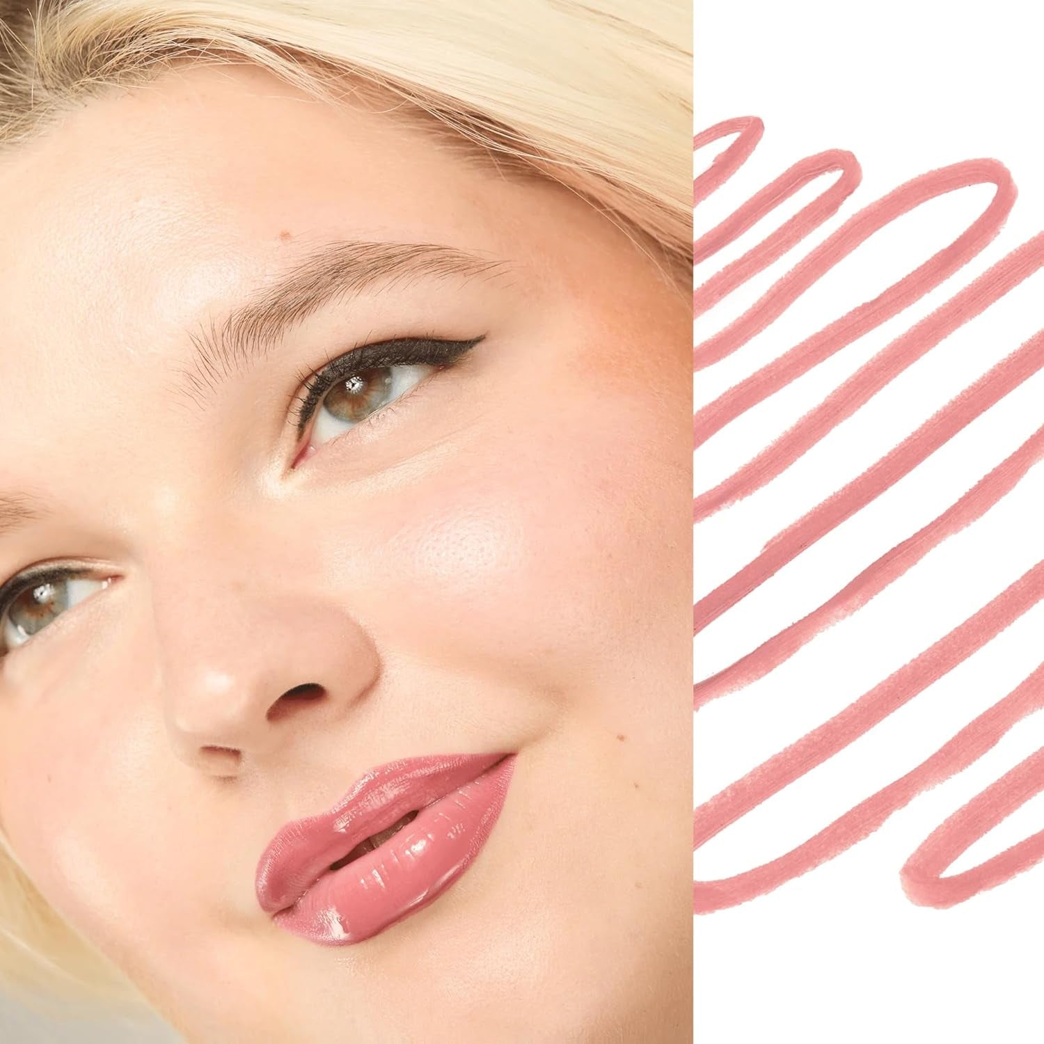 Lip Pencil (Bel Air), Ultra Pigmented Matte Pink Lip Liner, Long Lasting, Hydrating Creamy Formula, Cruelty Free