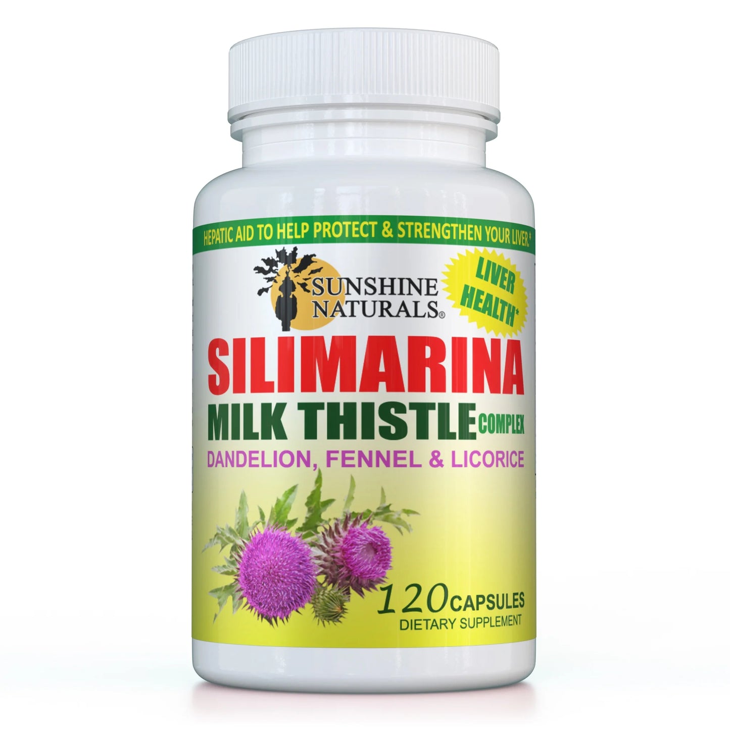 Milk Thistle Complex, 120 Capsules I Silimarina, Dandelion, Fennel, Licorice, Liver Health, Dietary Supplements I Natural Remedy for Liver Health