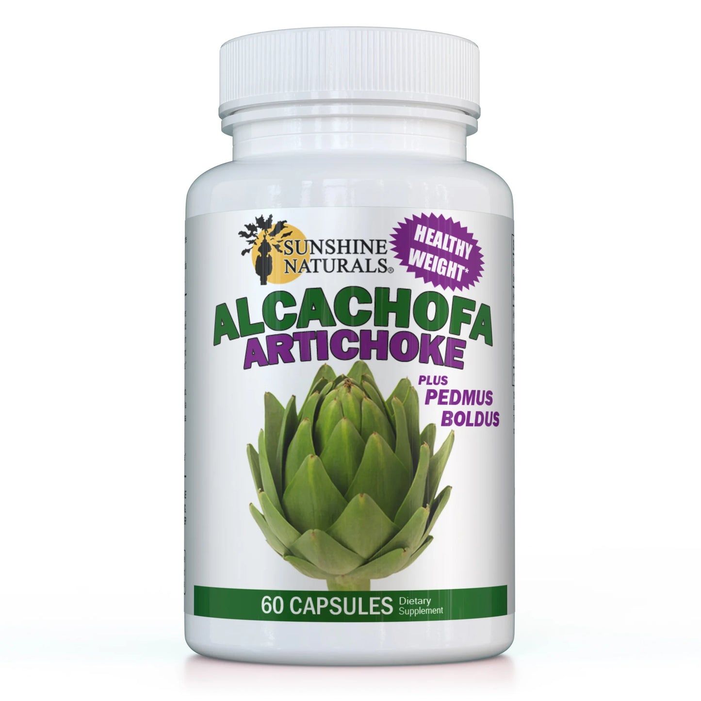 Artichoke Alcachofa plus Boldus Dietary Supplements - 60 Capsules