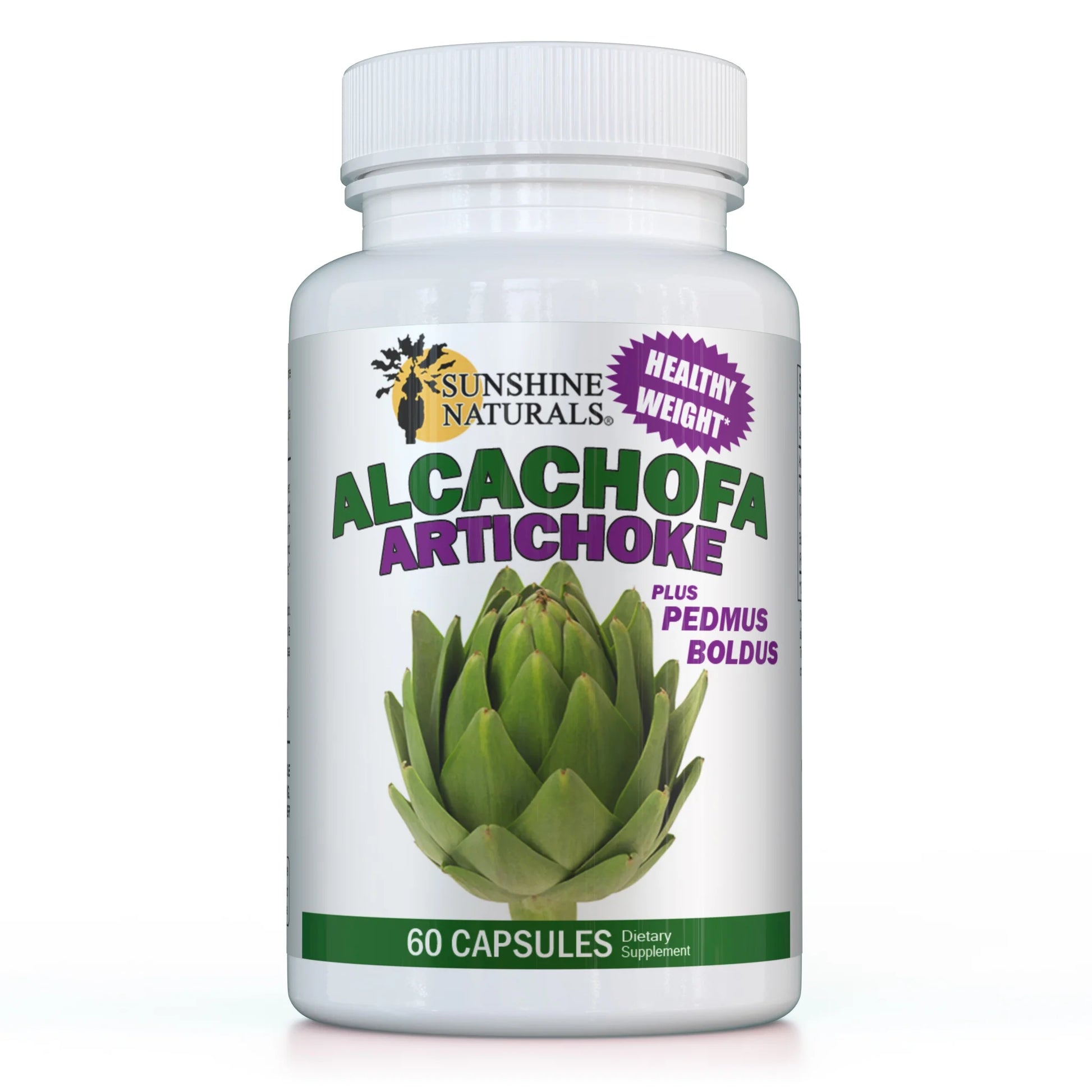 Artichoke Alcachofa plus Boldus Dietary Supplements - 60 Capsules