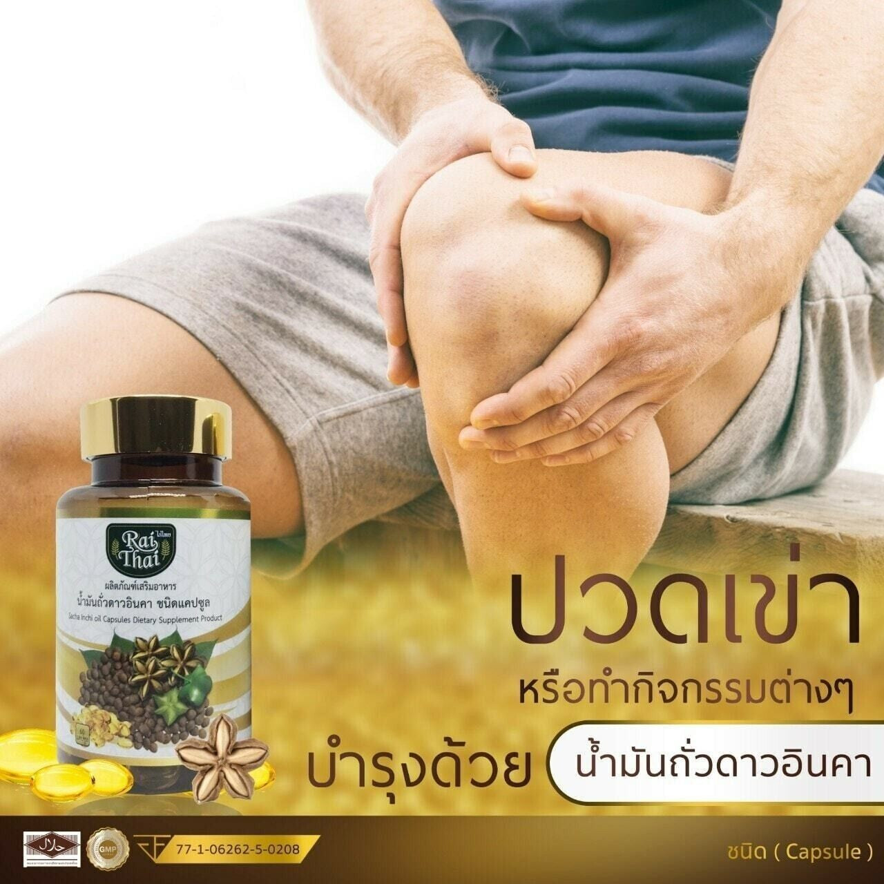 10X Raithai Sacha Inchi Oil Capsules Organic Dietary Supplements Antioxidant