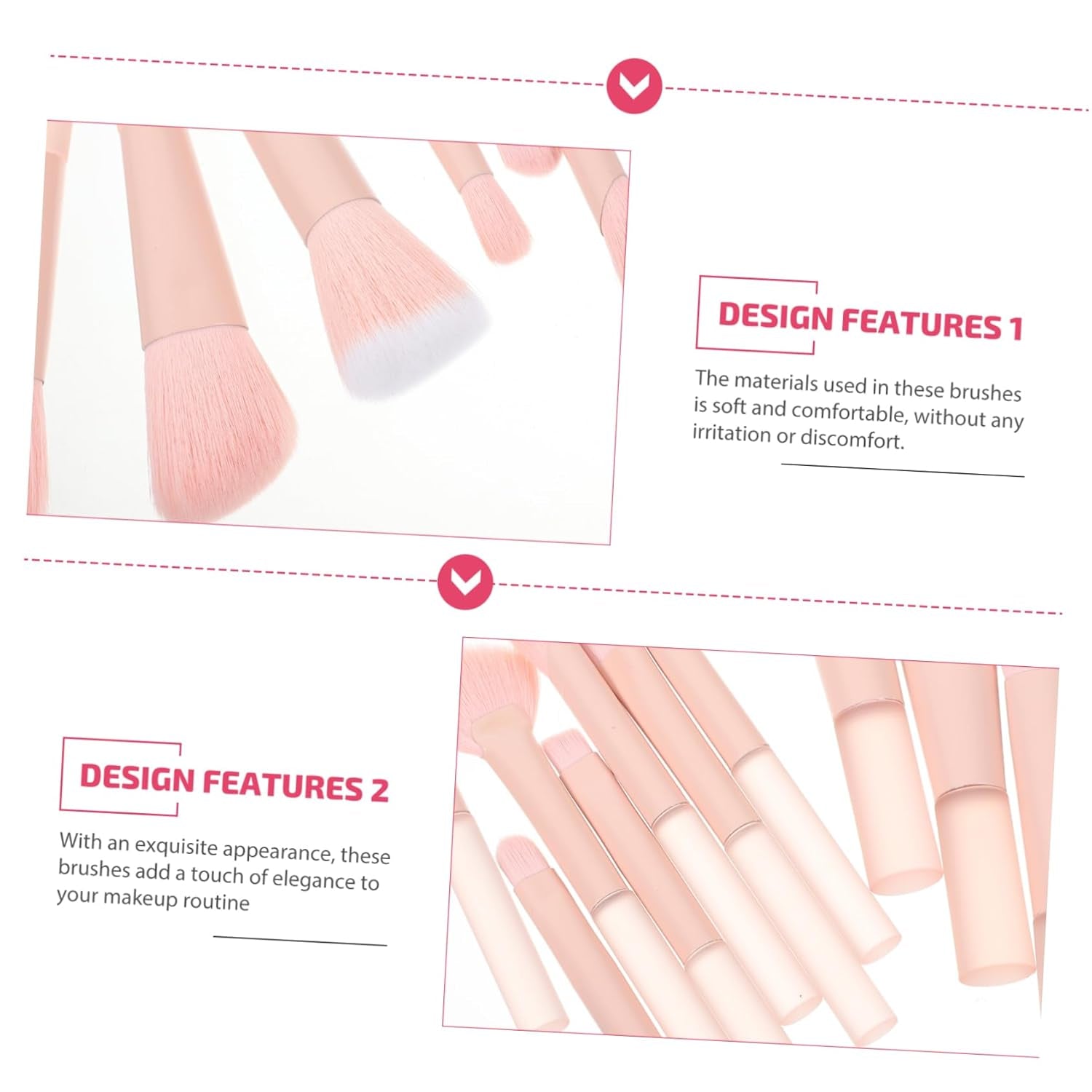 1Set Makeup Blush Brush Kit for Women Travel-Friendly Face Beauty Tools for Blending Powder and Blush Versatile Makeup Brushes for Personal And