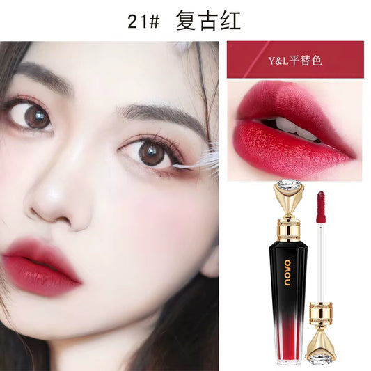 New Matte Lipstick Long Lastingkorean Cosmetics Lipsticks Nude Makeup Lip Cosmetics Velvet Red Waterproof Lipstick