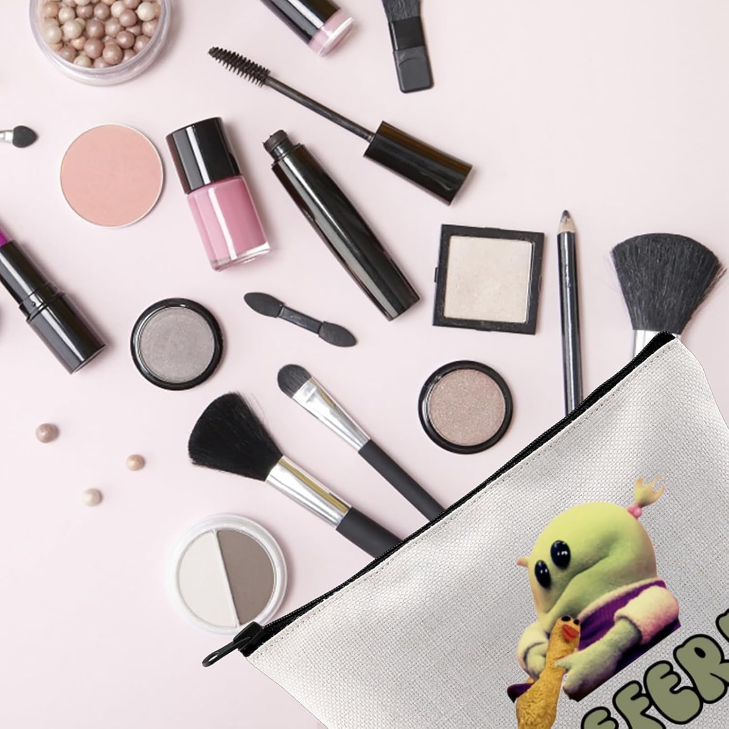 Funny Meme Fleeeferr Makeup Bag - Wonderful Gift for Mom, Sister, Cartoon Princes (Fleeeferr Bag)