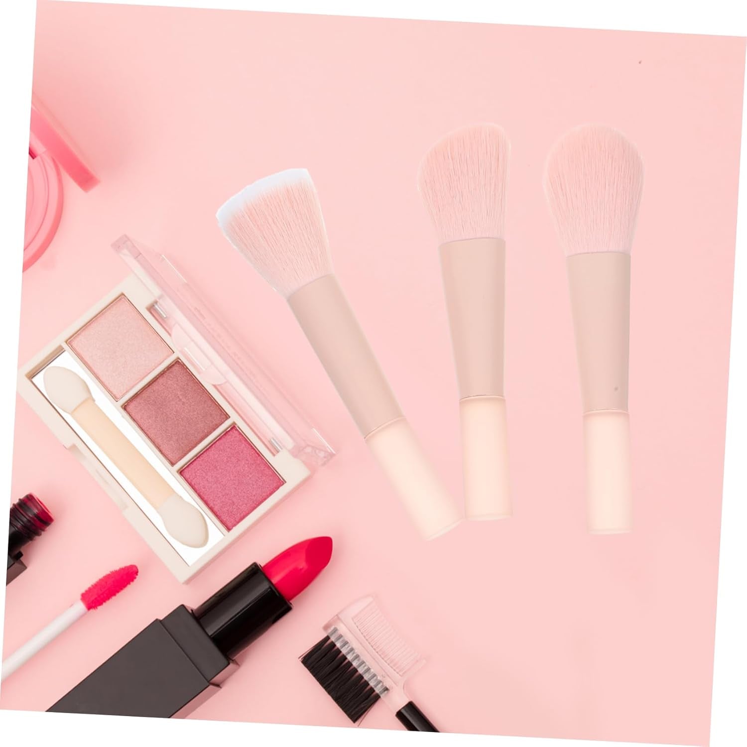 1Set Makeup Blush Brush Kit for Women Travel-Friendly Face Beauty Tools for Blending Powder and Blush Versatile Makeup Brushes for Personal And