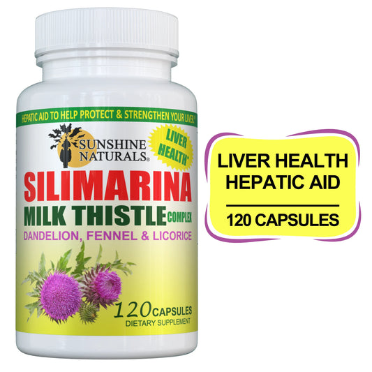 Milk Thistle Complex, 120 Capsules I Silimarina, Dandelion, Fennel, Licorice, Liver Health, Dietary Supplements I Natural Remedy for Liver Health