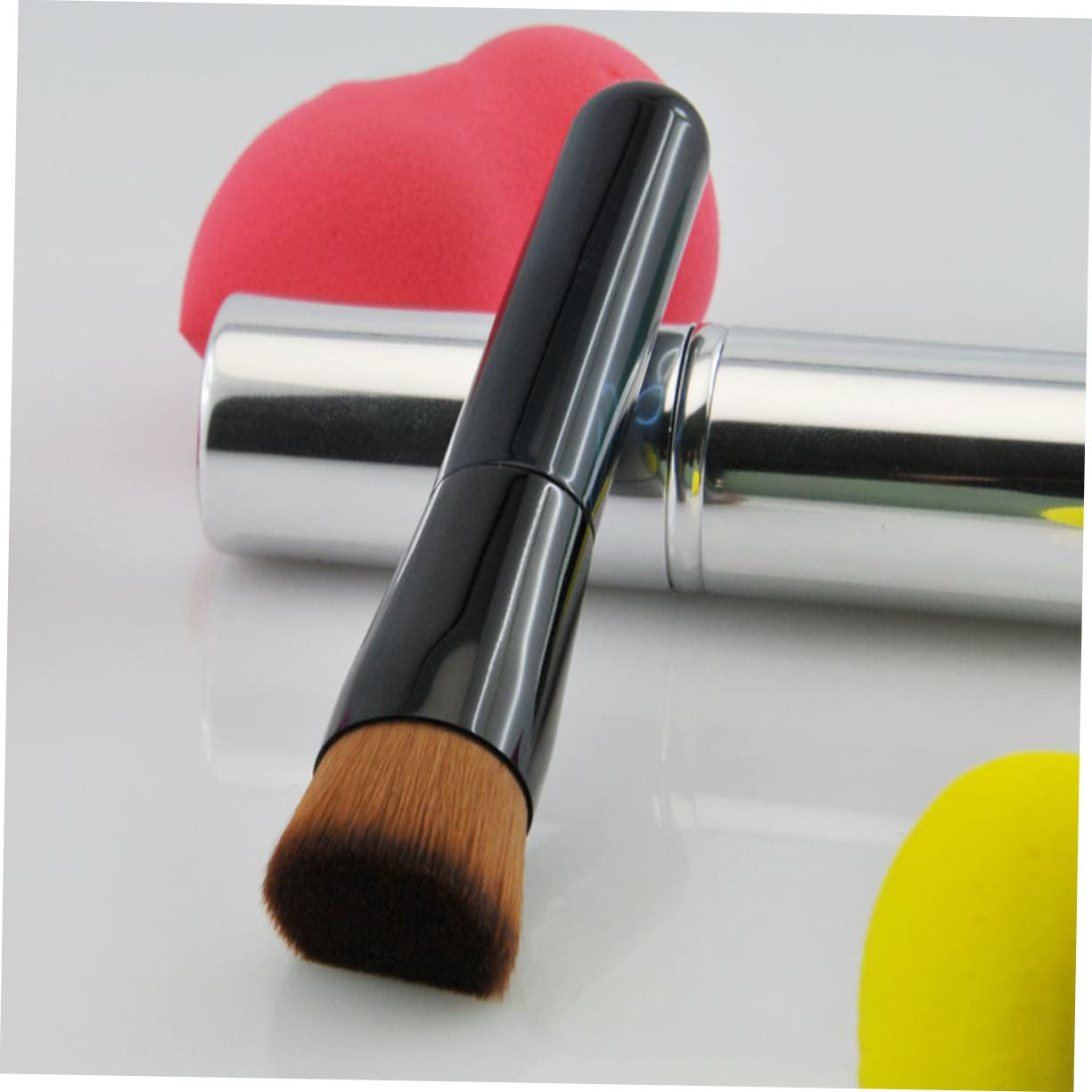 Fluffy Beauty Brush Face Brush Inspired Foundation Makeup Sponge Angled Flat Head