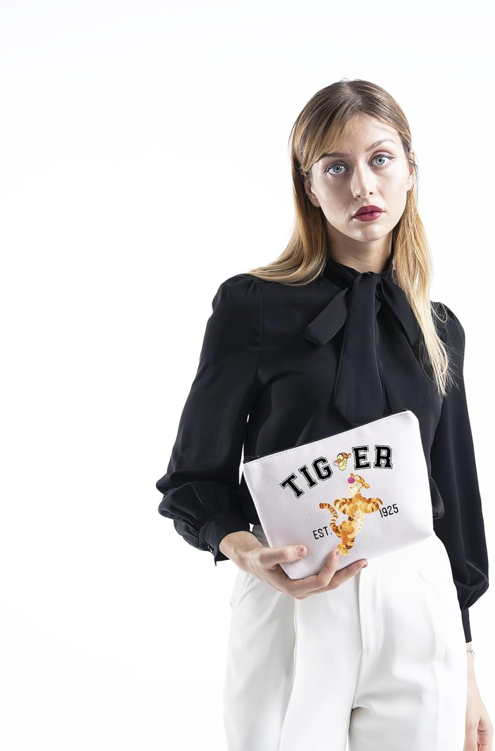 Animal Gift Cartoon Fans Gift Cartoon Love Gift Tiger St Patricks Day Zipper Pouch Makeup Bag (TIGGER)