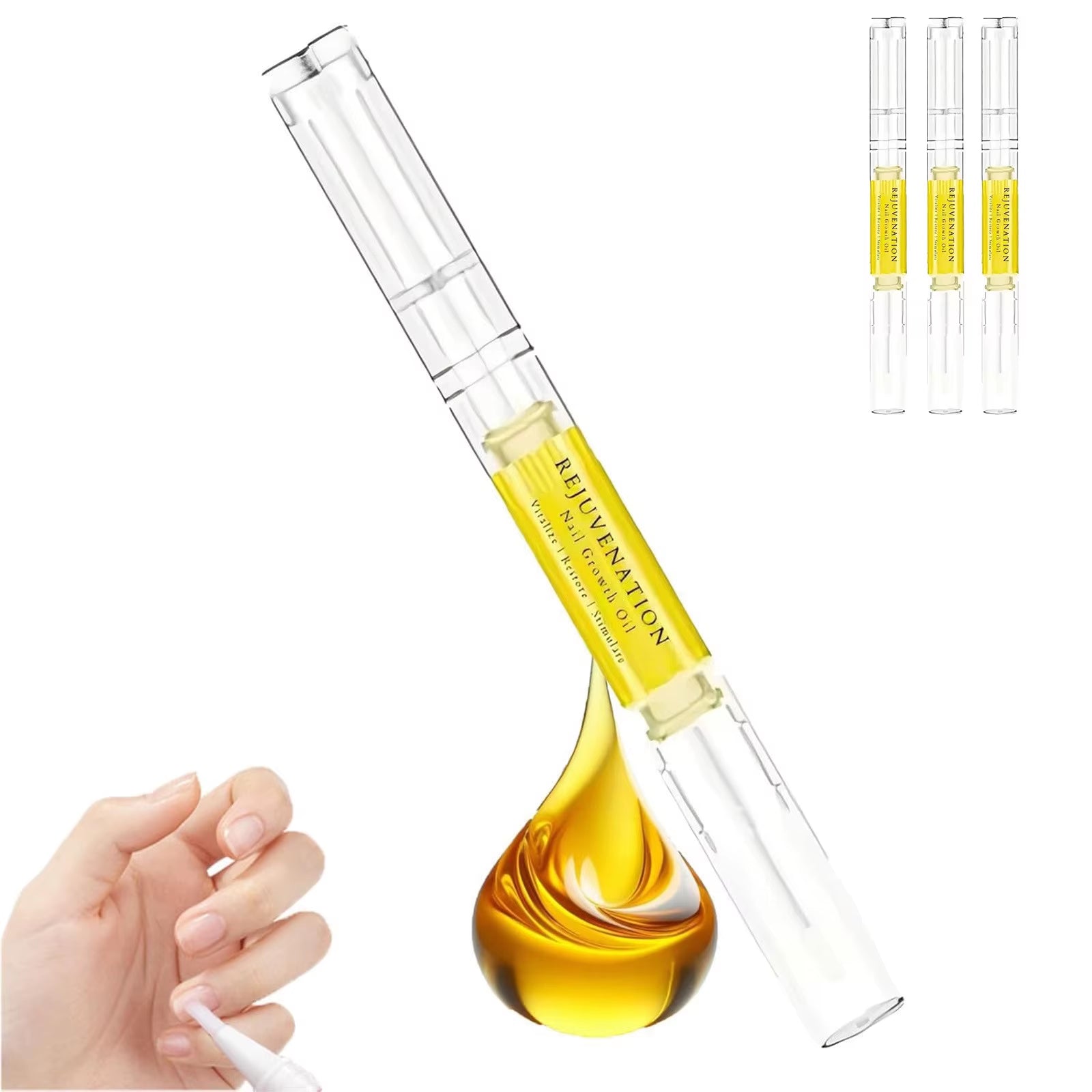 Cosmetics Rejuvenation Nail Growth Oil, Nail Oil for Growth and Strength Rejuvenation, Cosmetics Nail Growth Oil Rejuvenation