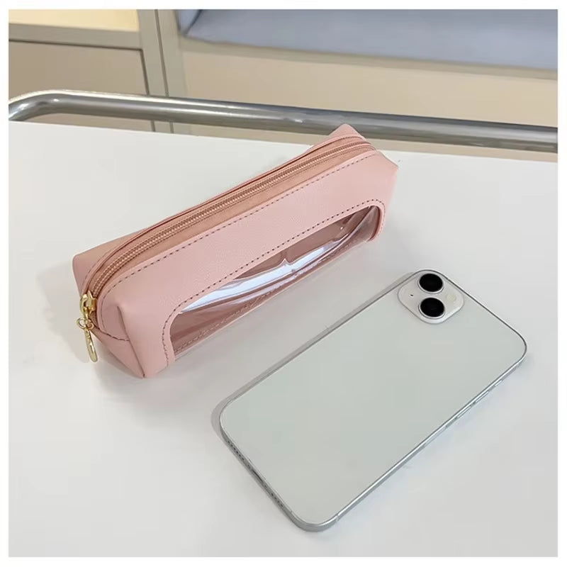 Cosmetic Bag Makeup Brush Storage Bag Portable Travel Wash Toiletries Organizer PVC Portable Small Beauty Case Wash Bag Pouch