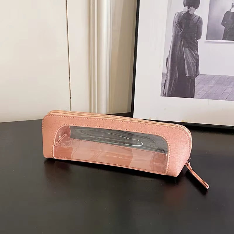 Cosmetic Bag Makeup Brush Storage Bag Portable Travel Wash Toiletries Organizer PVC Portable Small Beauty Case Wash Bag Pouch