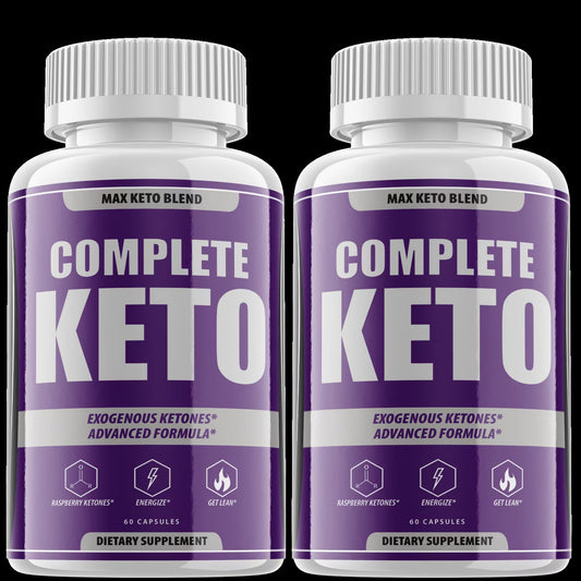 (2 Pack) Complete Keto - Keto Complete Diet Pills Capsules Supplement, Complete Ketogenic Diet for Beginners, Ketones Slim Pills for Energy, Focus - Ketones for Men Women - 120 Capsules