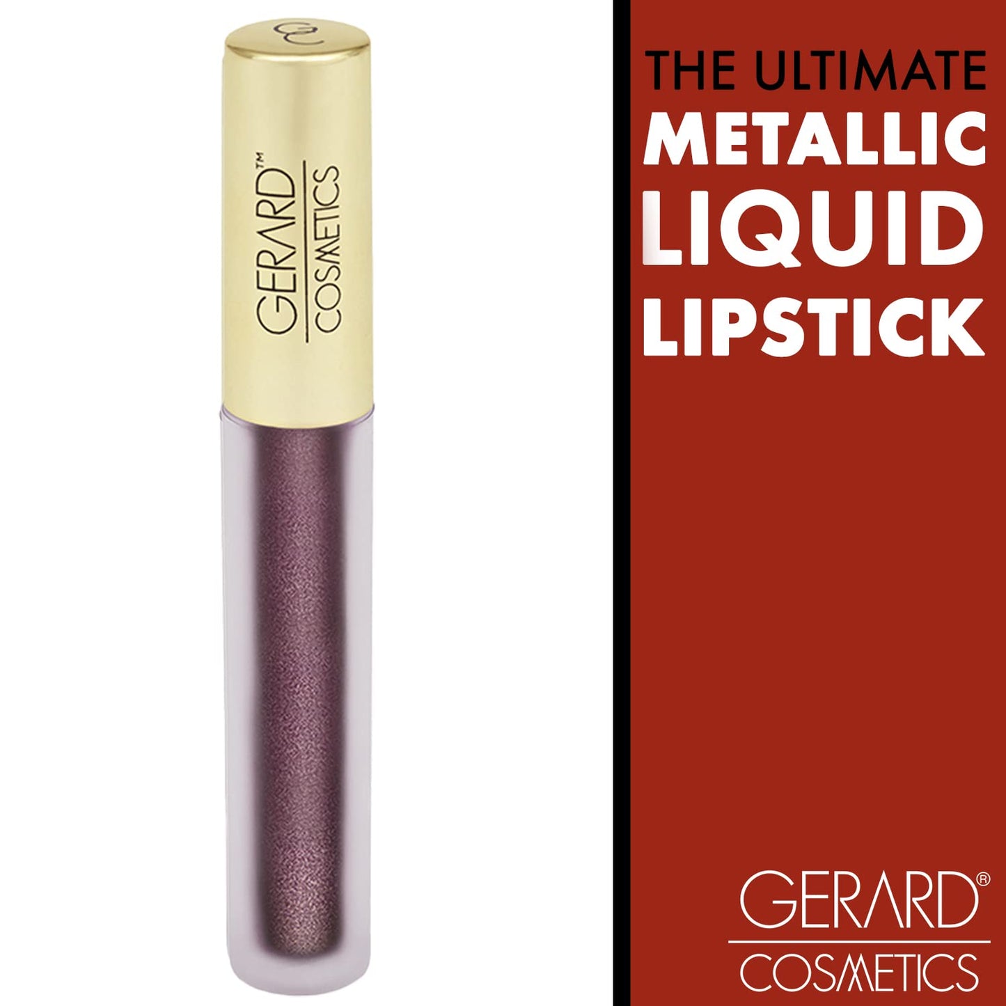 Metal Matte Liquid Lipstick Underworld, Grey Purple Lipstick with Matte Metal Finish, Long Lasting Lipstick with Hydrating Ingredients, Super Pigmented Opaque Lip Color