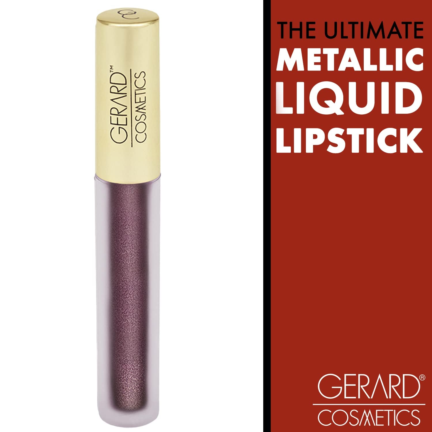 Metal Matte Liquid Lipstick Underworld, Grey Purple Lipstick with Matte Metal Finish, Long Lasting Lipstick with Hydrating Ingredients, Super Pigmented Opaque Lip Color