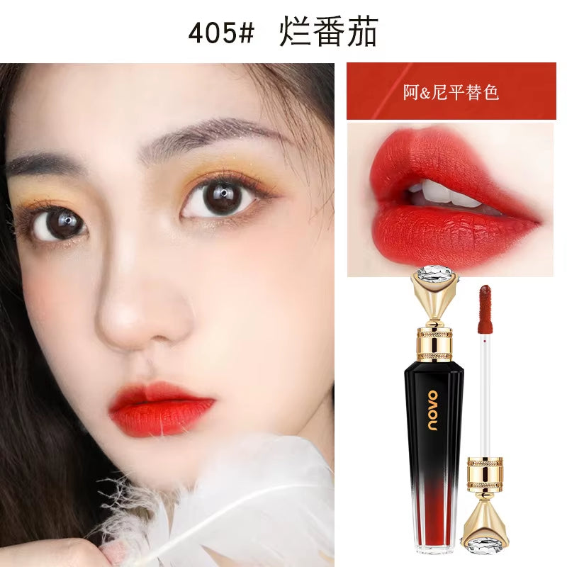 New Matte Lipstick Long Lastingkorean Cosmetics Lipsticks Nude Makeup Lip Cosmetics Velvet Red Waterproof Lipstick
