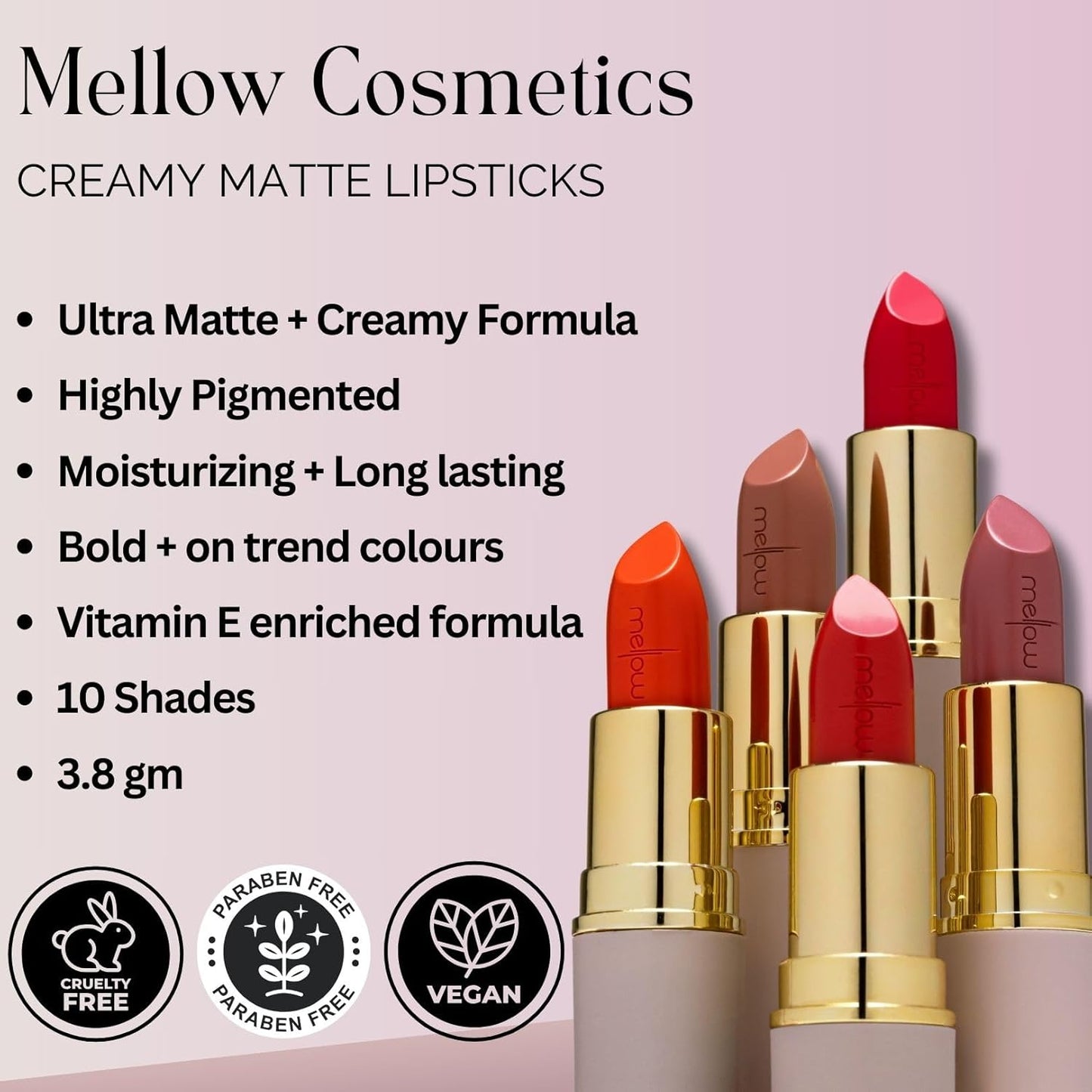 Cosmetics - Creamy Matte Lipstick - Electro