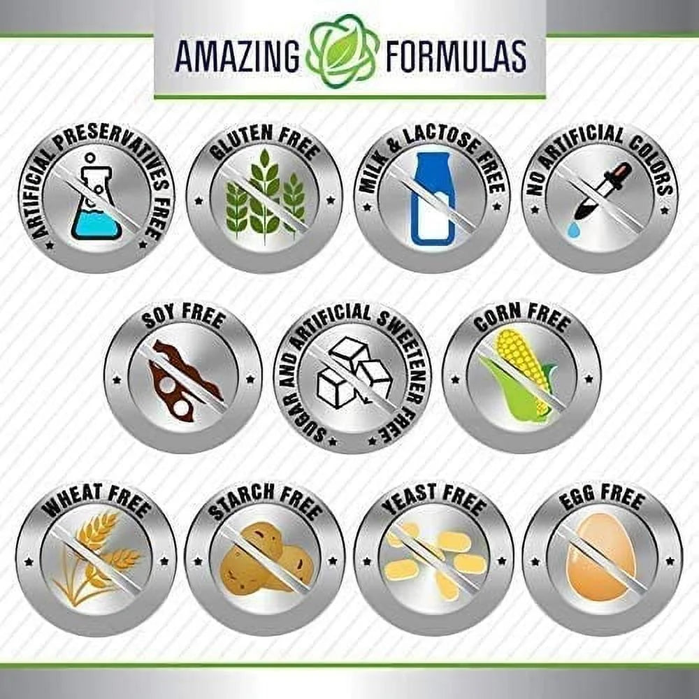 Hyaluronic Acid Dietary Supplement - 100 Mg 120 Capsules (Non-Gmo) - the Best Supplements for Joint Health, Skin Care & More*