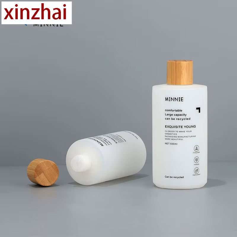 Cosmetics Bottle 500Ml Lotion Plastic Press Bottle Cosmetics Premium Body Lotion Shampoo Body Wash Bottle