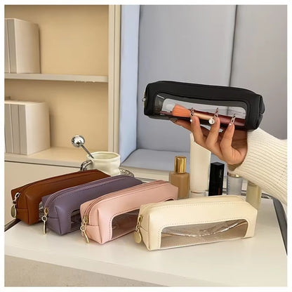 Cosmetic Bag Makeup Brush Storage Bag Portable Travel Wash Toiletries Organizer PVC Portable Small Beauty Case Wash Bag Pouch