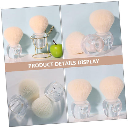 Loose Powder Brush for Women Fluffy Synthetic Hair Blush Brush for Blending Setting Makeup for Daily Use Travel Great for Valentine Day Mother Day