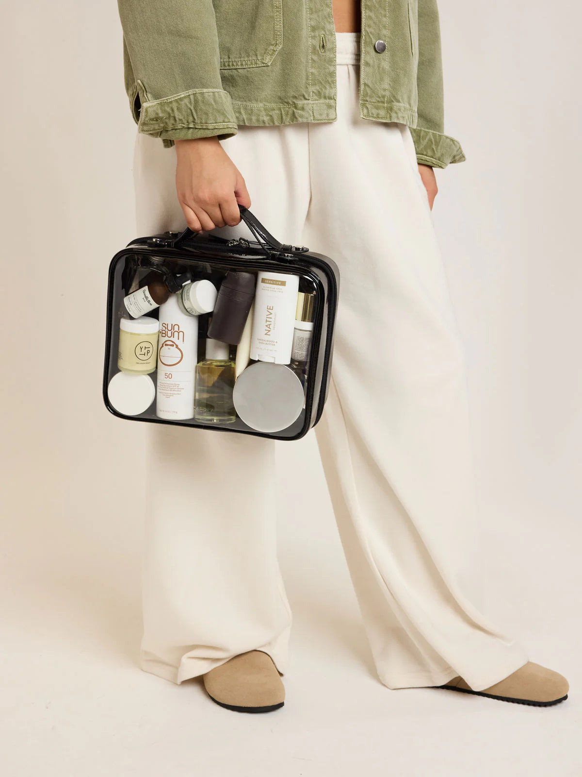 Large Clear Cosmetics Case