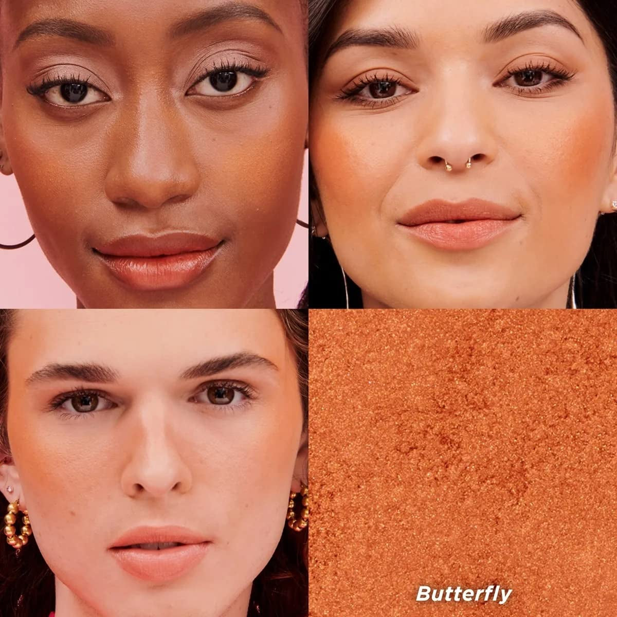 Cosmetics Wanderful World Silky-Soft Powder Blush Butterfly