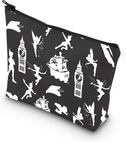 Fairytale Fans Cosmetic Bag Movie Merchandise Makeup Bag Cartoons Bag Gift for Women (Peter Pan)