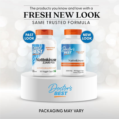 Doctor'S Best Nattokinase, 2,000 Fus, Veggie Caps, Dietary Supplements