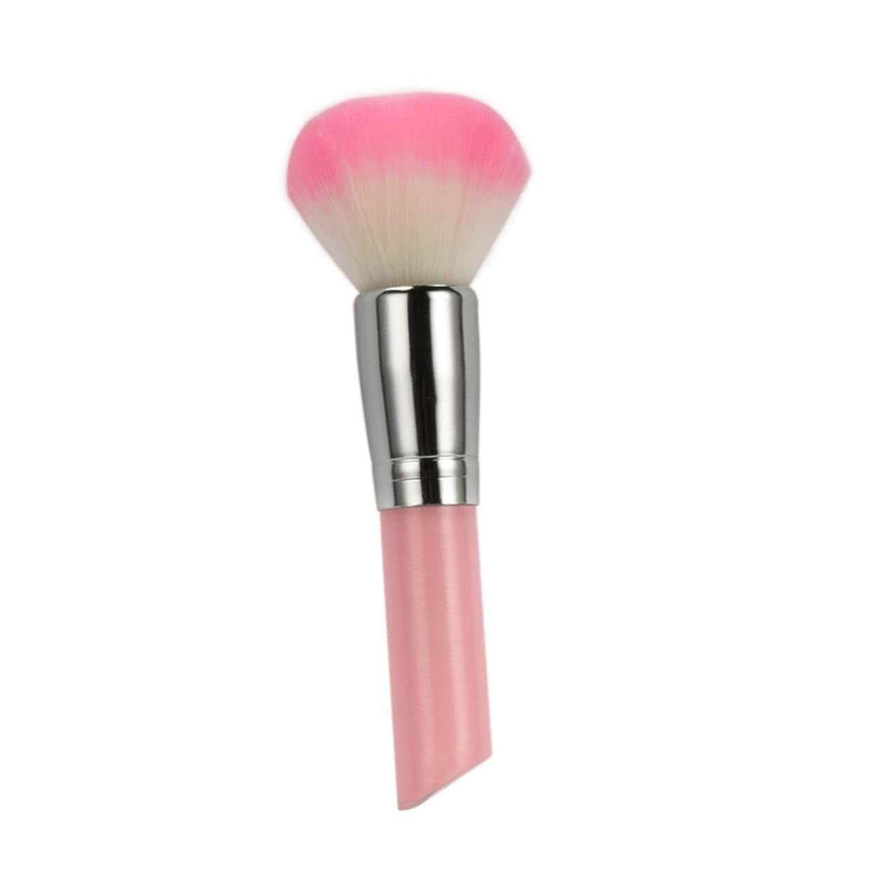 1Pc Portable Makeup Brush Multi-Function Blusher Brush Fluffy Nylon Fiber for Cheek Highlighter