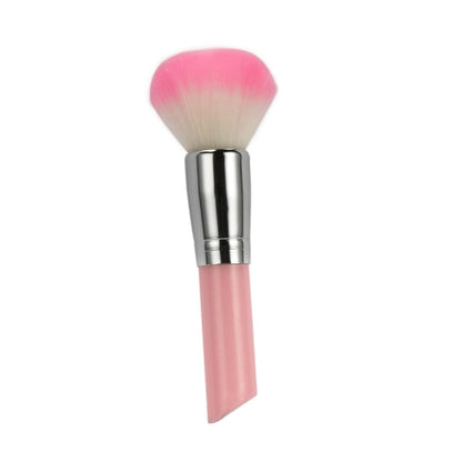 1Pc Portable Makeup Brush Multi-Function Blusher Brush Fluffy Nylon Fiber for Cheek Highlighter