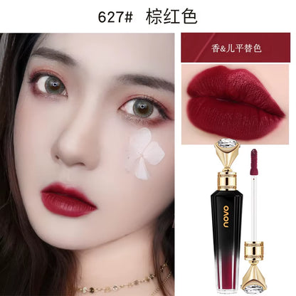 New Matte Lipstick Long Lastingkorean Cosmetics Lipsticks Nude Makeup Lip Cosmetics Velvet Red Waterproof Lipstick