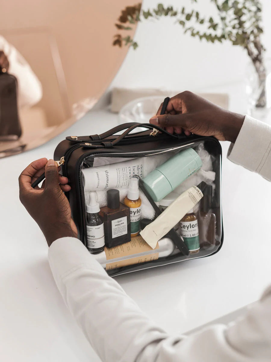 Large Clear Cosmetics Case