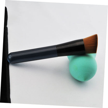 Fluffy Beauty Brush Face Brush Inspired Foundation Makeup Sponge Angled Flat Head