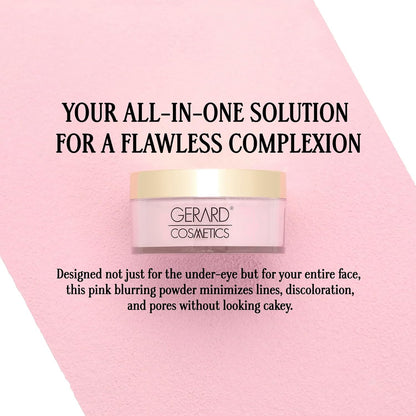 Slay the Bake Blurring Powder by , Soft Matte Pink Setting Powder, Minimizes Fine Lines for Mature Skin, Talc Free, Cruelty Free, Vegan (0.65 Oz)
