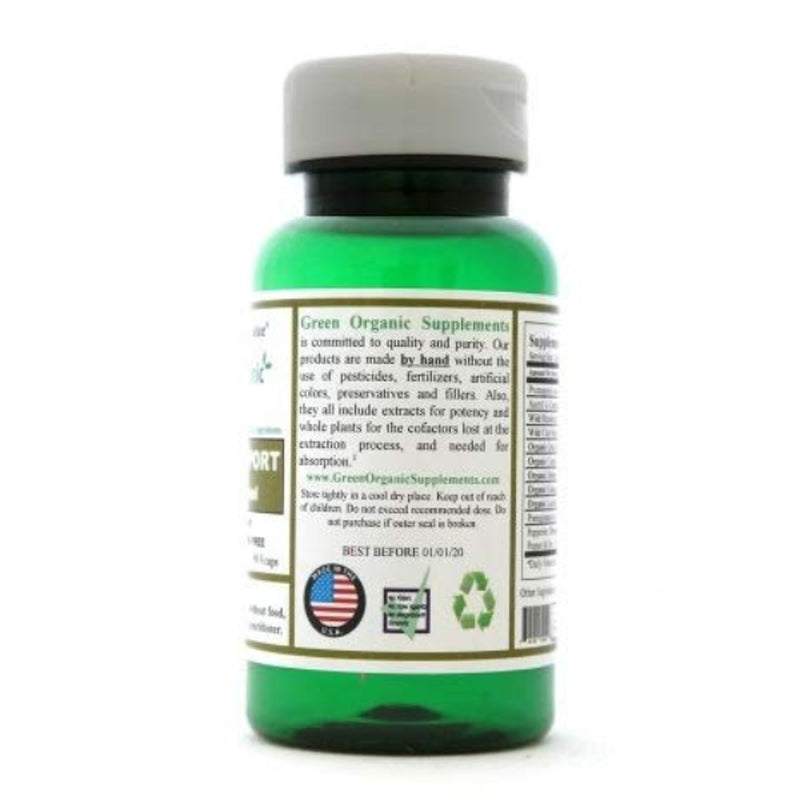 Green Organic Supplements' Memory Support, Non-Gmo, Vegan, Gluten-Free Dietary S
